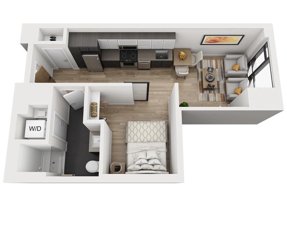 Floor Plan - Studio E1K