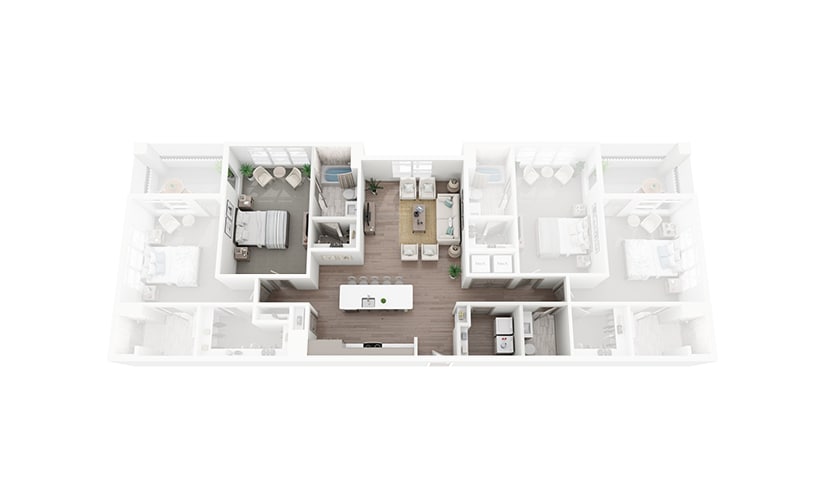 Floor Plan - R1B - Co-living