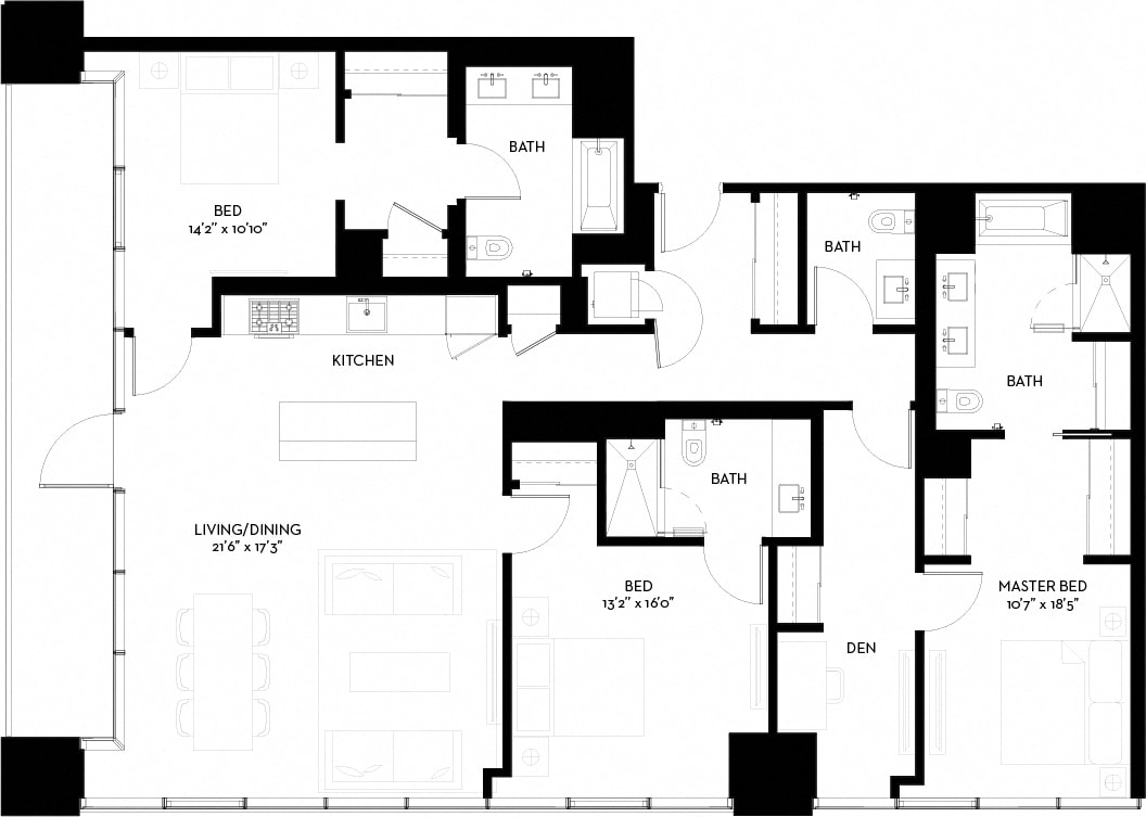 Floor Plan - 3S-D
