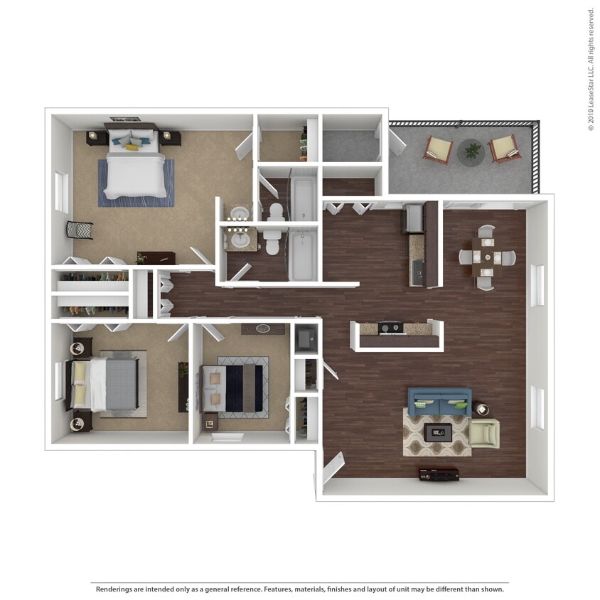 Floor Plan - Essex - 3x2