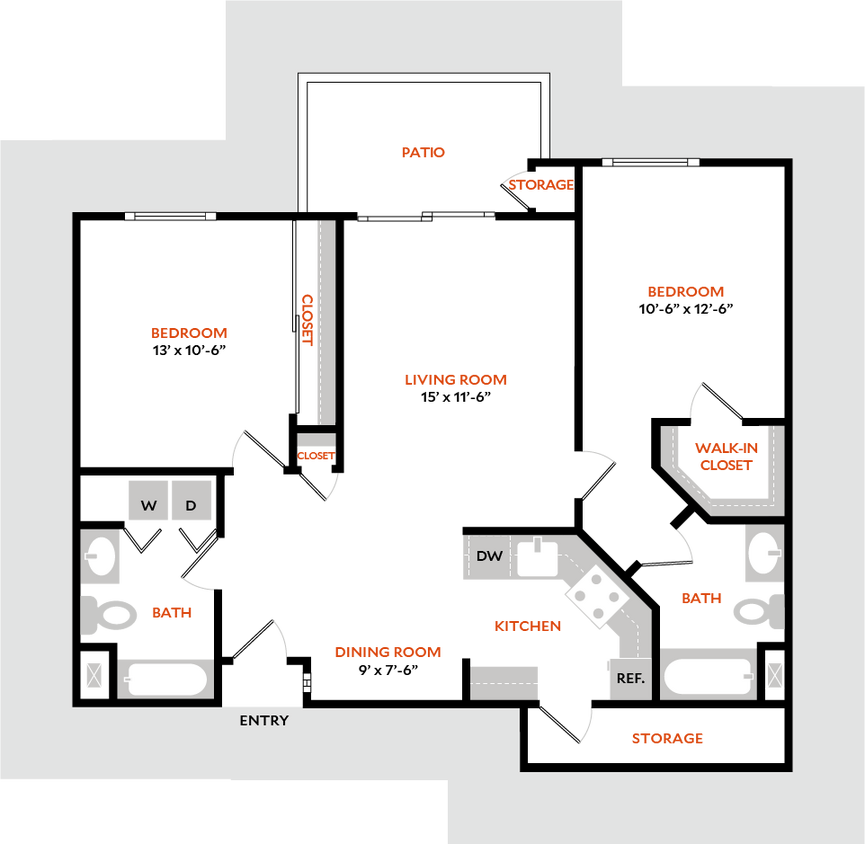 Floor Plan - Plan 2B