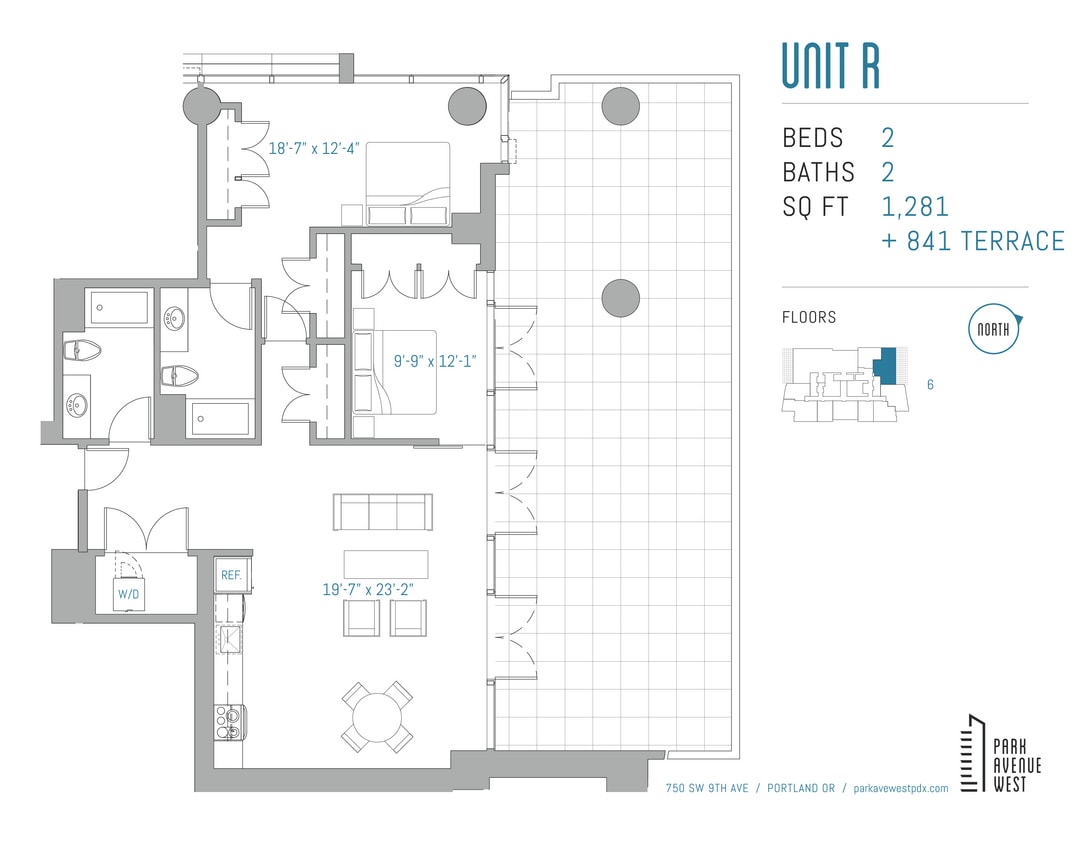 Floor Plan - Unit R