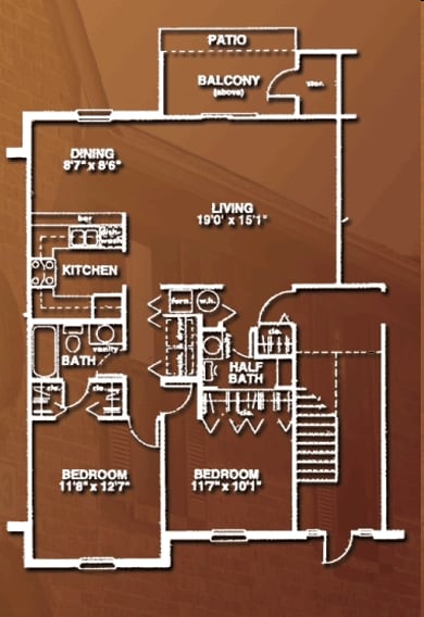 2BR/1.5BA - 2 BR/ 1.5 BA