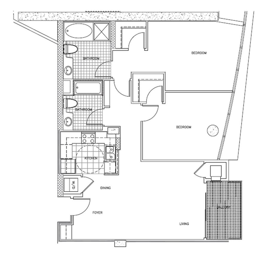 A2 floor plan NoHo 14 - A2