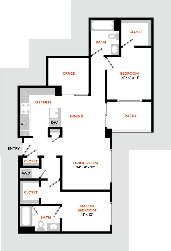 Floor Plan - Plan 2J
