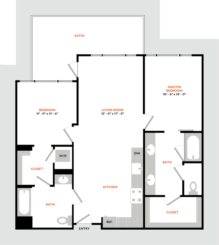 Floor Plan - Live-Work 2A