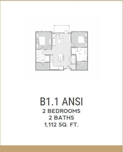 Floor Plan - B1.1 ANSI