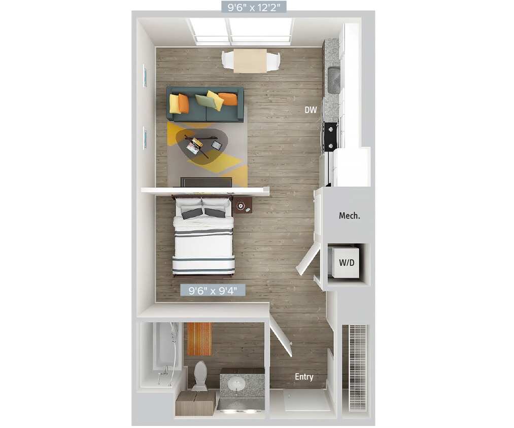 Floor Plan - S5-528SF-Apt256