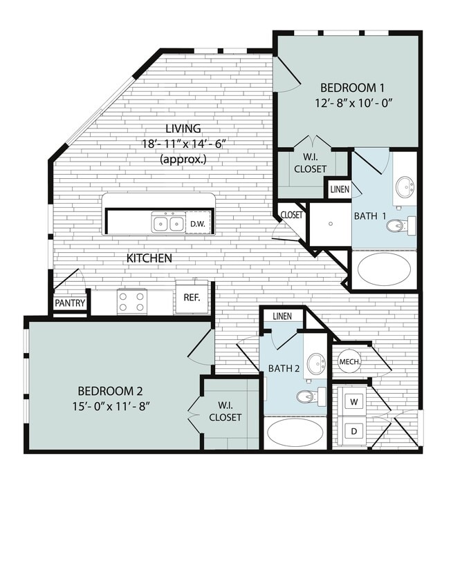 Floor Plan - 2B