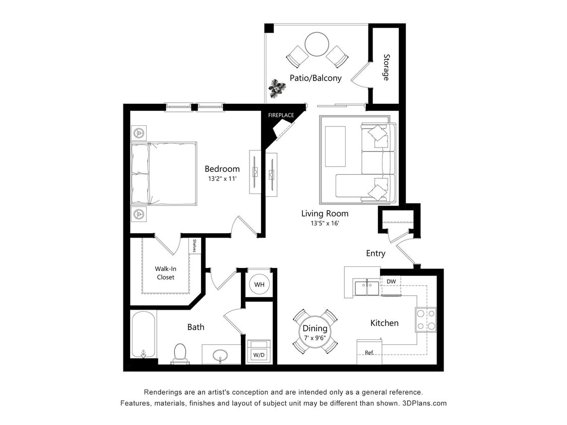 Floor Plan - A1-Cedar-Chestnut