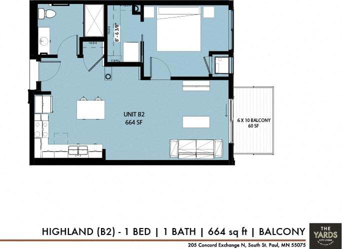 Floor Plan - Highland (B2)