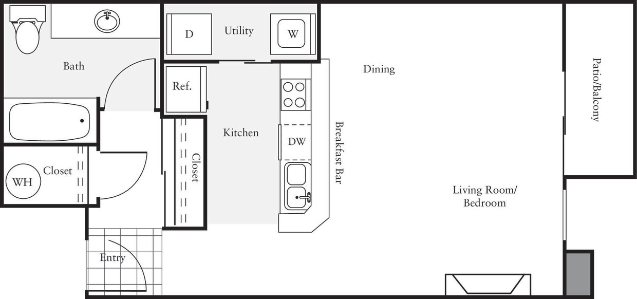 Floor Plan - Studio - M