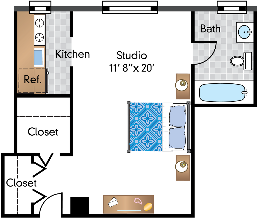 Floor Plan - Studio 07 Tier