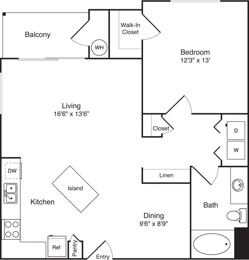 Floor Plan - The Tangier - Alt 1