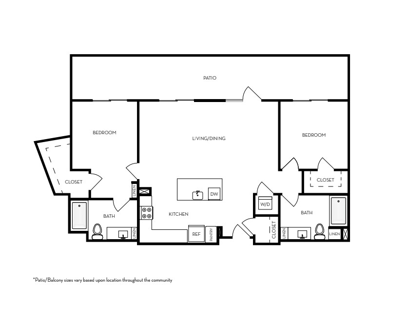Floor Plan - 2x2k