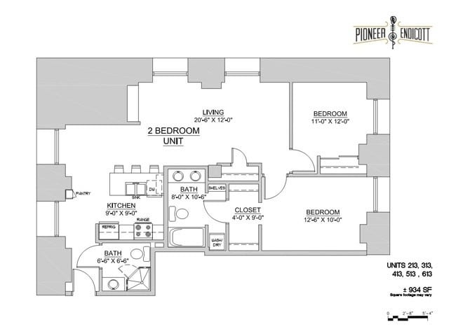 Floor Plan - 2BR/1.75 BA