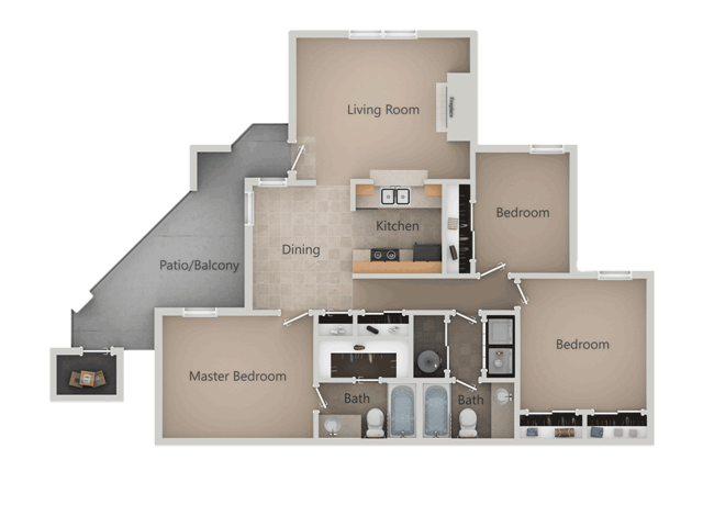 Floor Plan - 3A