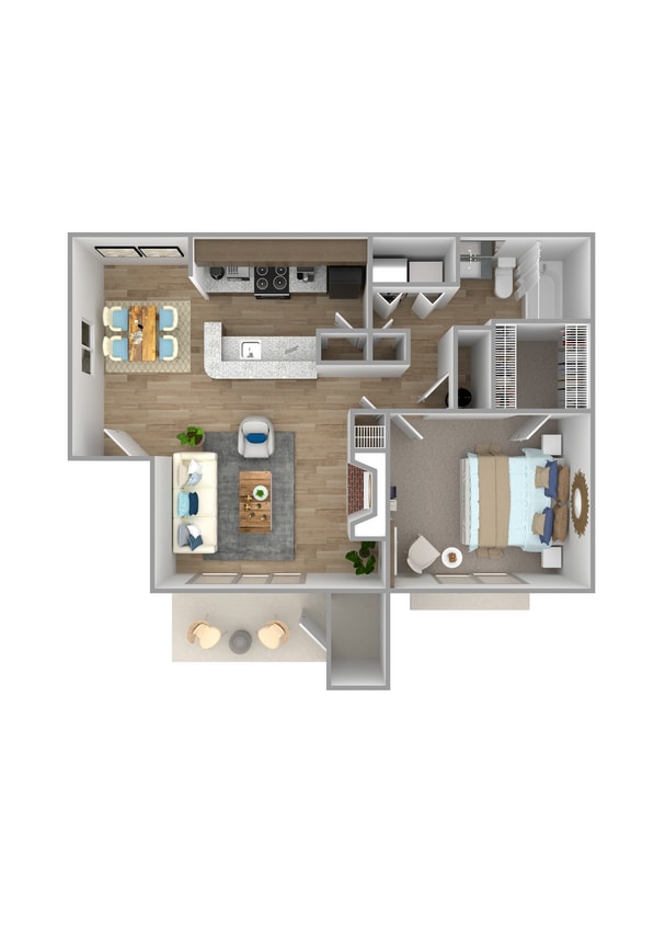 A2 (2).jpg - A2 - 1 Bedroom, 1 Bathroom