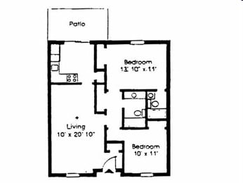 2BR/2BA - The Franklin