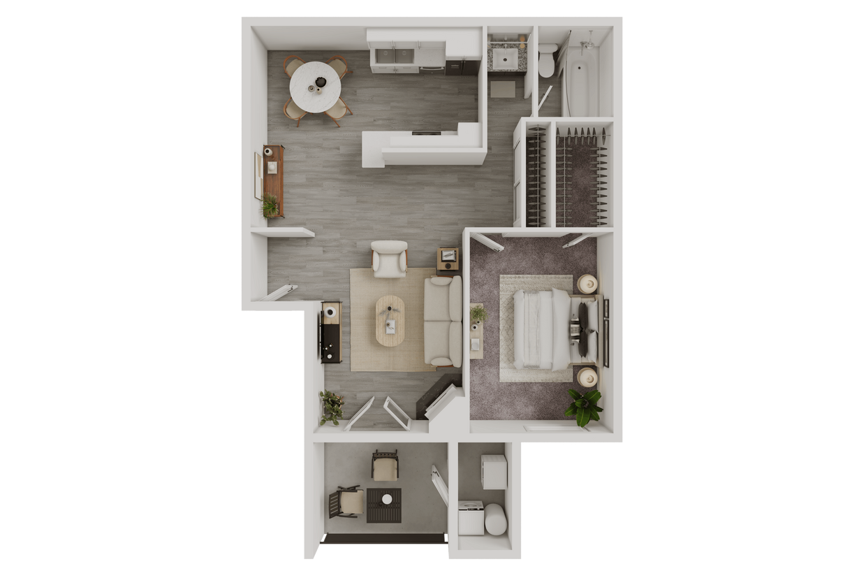 Floor Plan - CORDOVA - 748 SQ FT