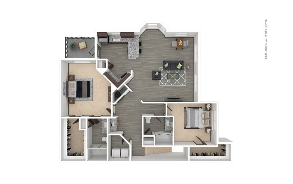 Floor Plan - Pearland Townhome