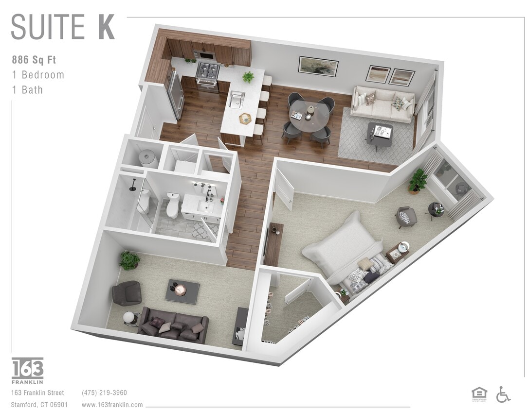 Floor Plan - Suite K