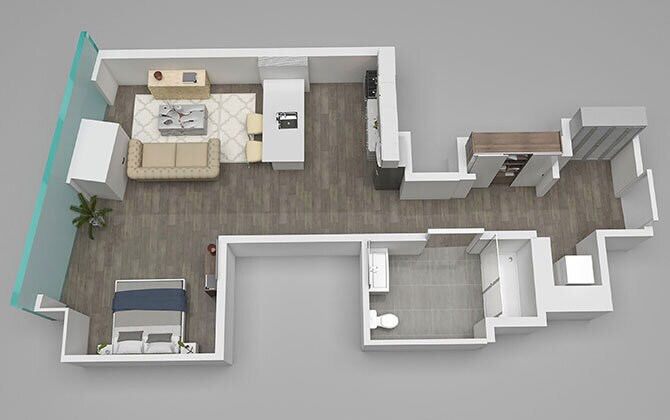 Floor Plan - Studio 05