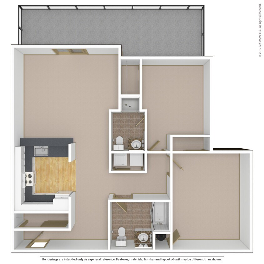 Floor Plan - 2x2h