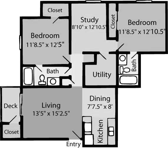 Floor Plan - Hatteras B2ADR7
