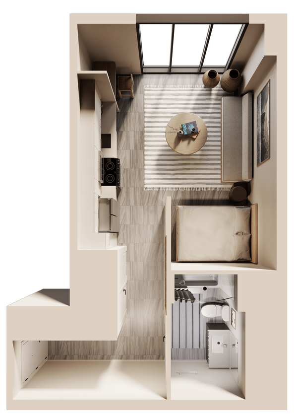 Floor Plan - East Studio City View D