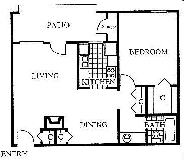 1BR/1BA - Deluxe - One Bedroom One Bath