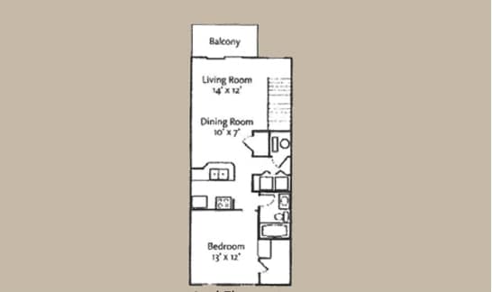 1BR/1BA - The Shire B