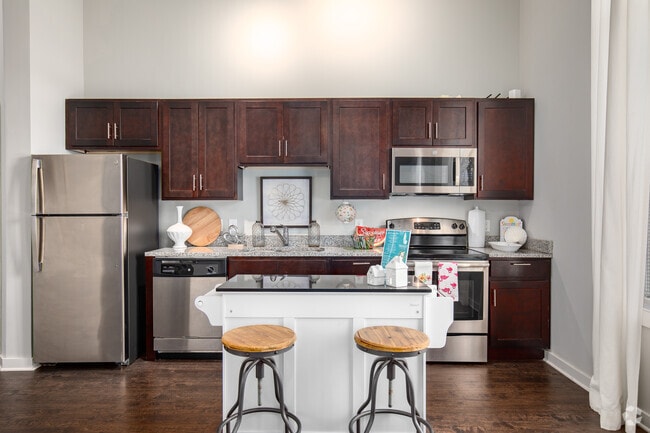 Hudson - 1BR, 1BA - 595SF - Kitchen - Vista Cameron Harbor