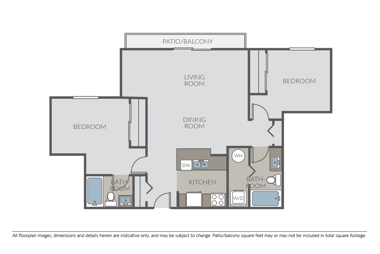 2 Bed 2 Bath - 2 Bed 2 Bath