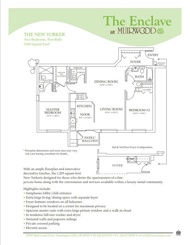 Floor Plan - The New Yorker