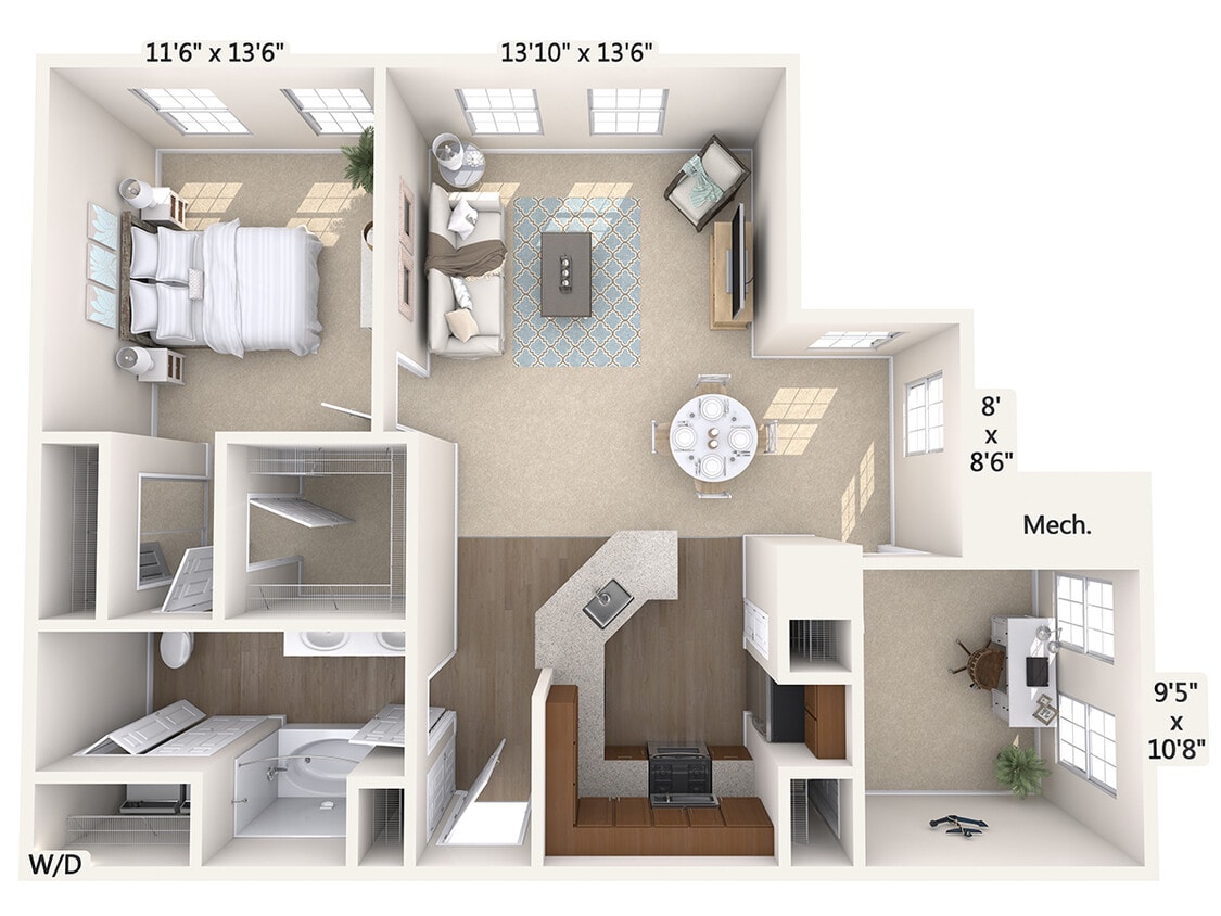 Floor Plan - A5D-H-Upper