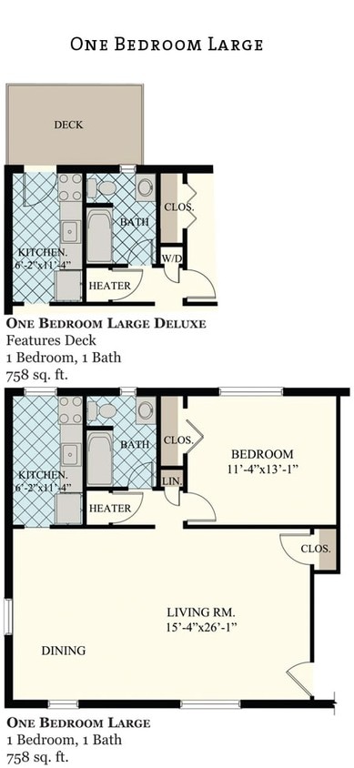 Two Bedroom Standard/Deluxe - 2 Bedroom Deluxe