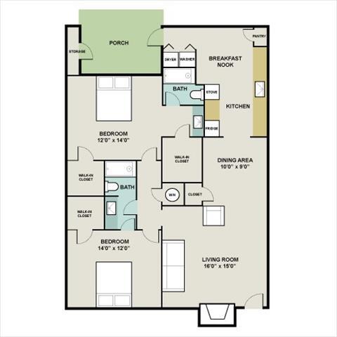 Floor Plan - THE MAPLE