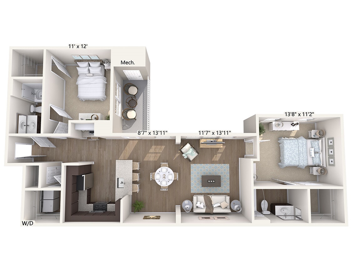 Floor Plan - B2-E-Floor1