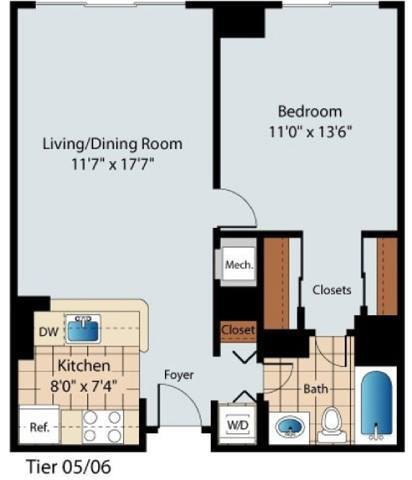 Floor Plan - 1B1B