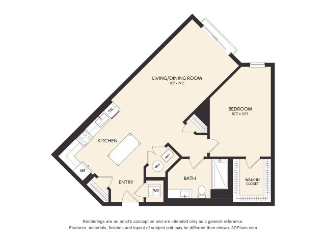 B1C Floor Plan - B1C