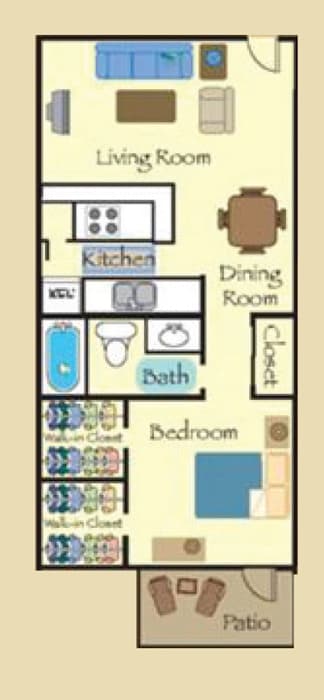 1BR/1BA - A6