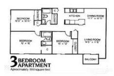 Floor Plan - 3 Bedroom