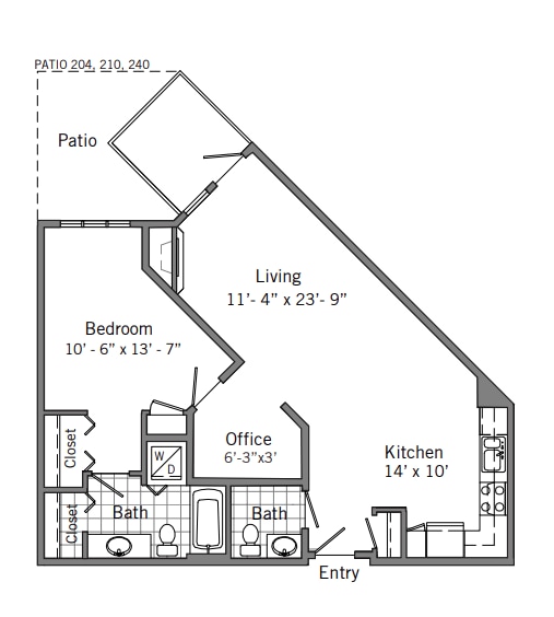 Floor Plan - Plan 1P