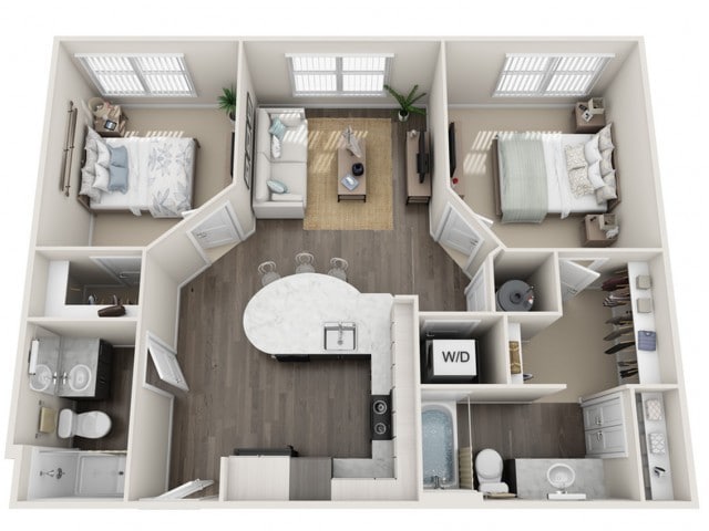 Sylvan - 2BR/2BA Small