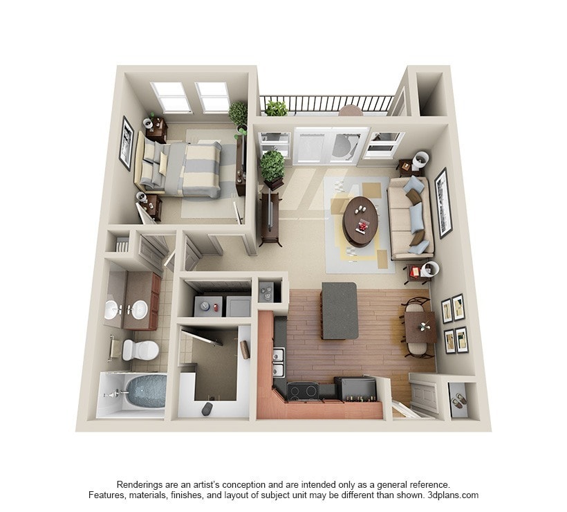 Floor Plan - Uptown (A4)
