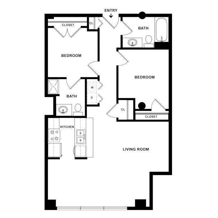 2 Bedroom - 2x2