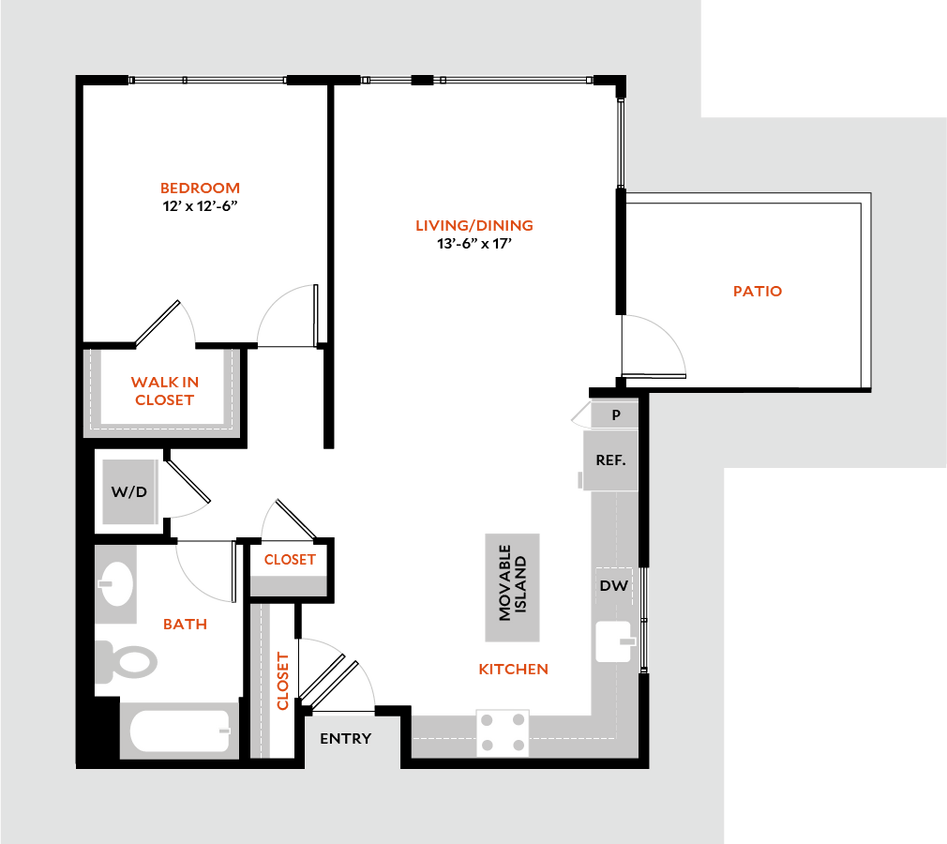 Floor Plan - Plan 1K