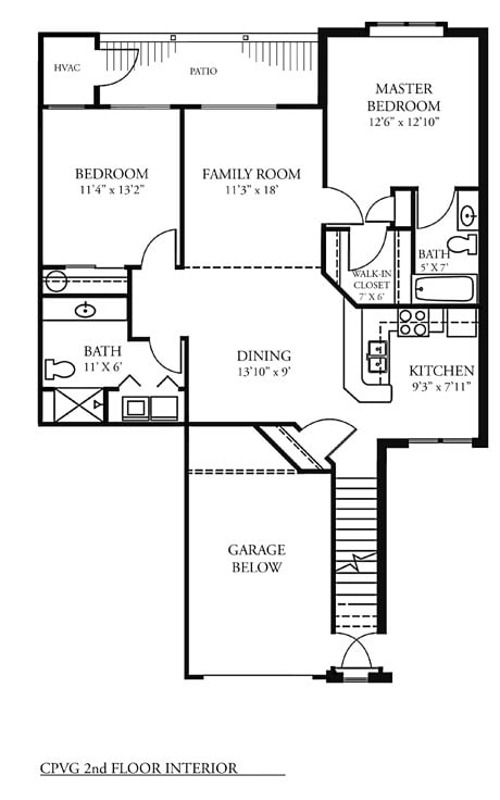 2BR/2BA - Village Green - 2 Bed, 2 Bath Lower (B)