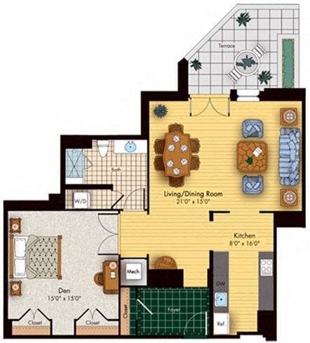 Floor Plan - South 03A